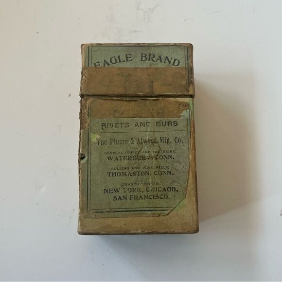 Vintage Eagle Brand Assorted Copper Belt Rivets and Burs - Picture 2 of 10